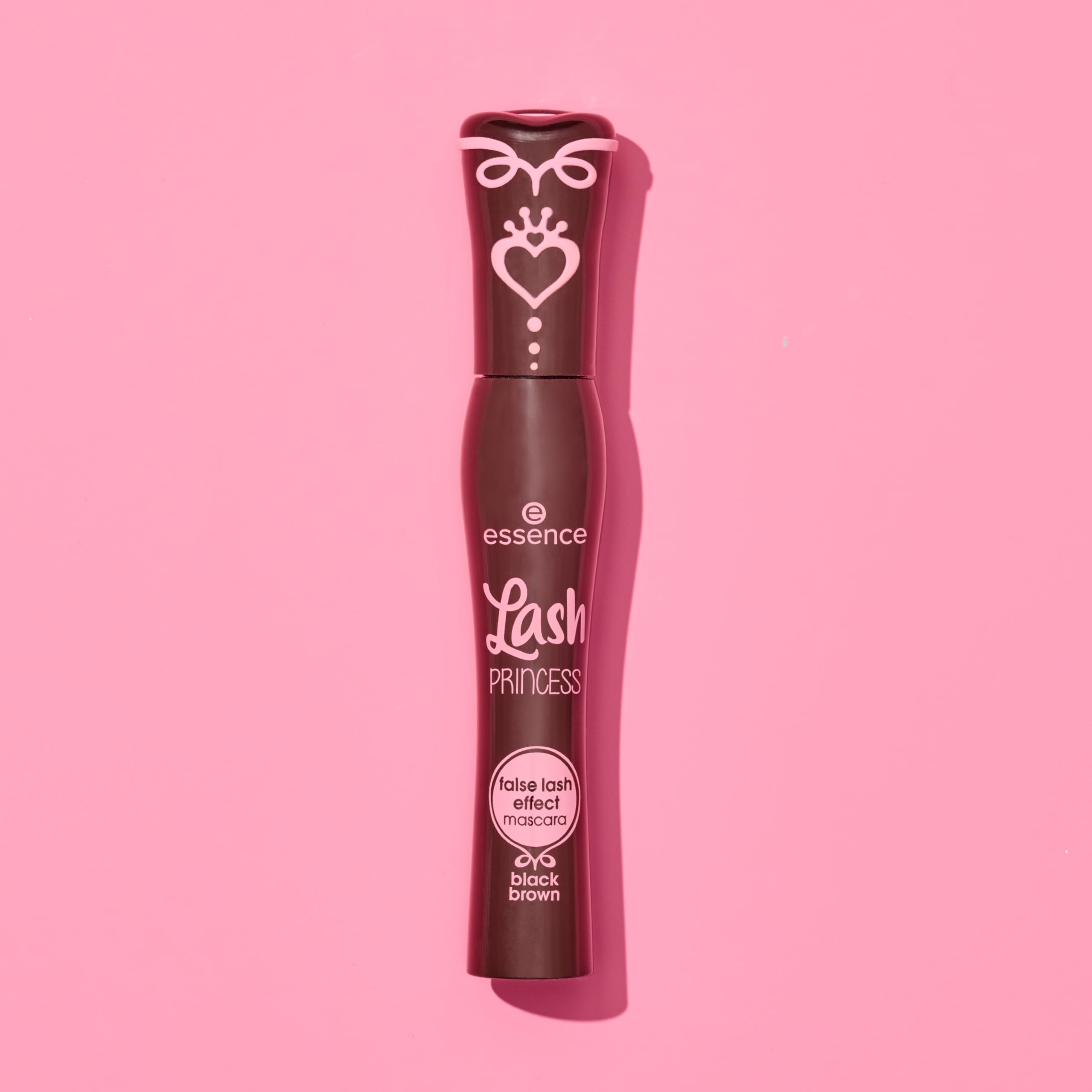 essence Lash Princess Brown cruelty-free label on box.