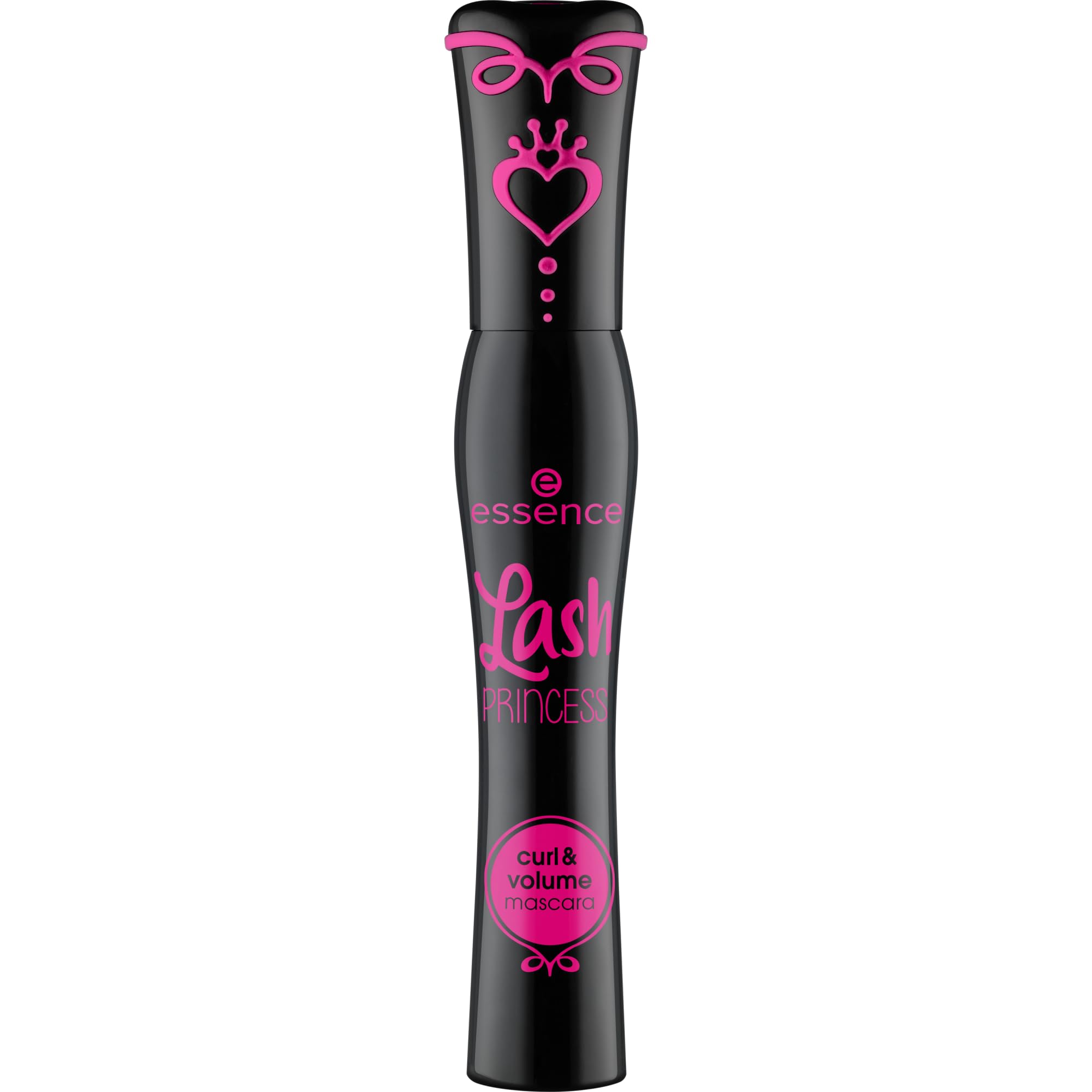 Essence Lash Princess brush detail highlights precise, clump-free volume.