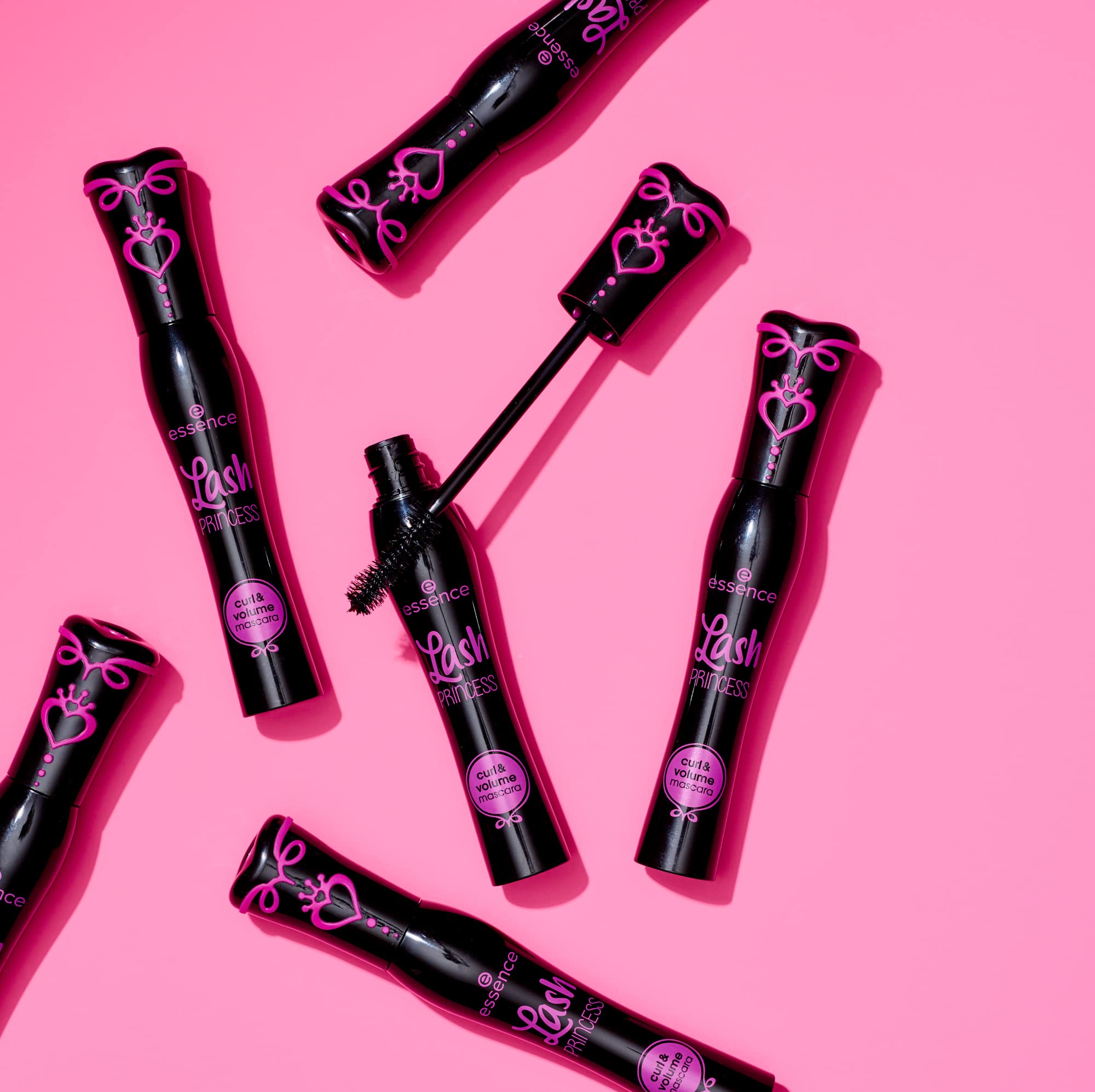 Essence Lash Princess mascara box and tube packaging for travel.
