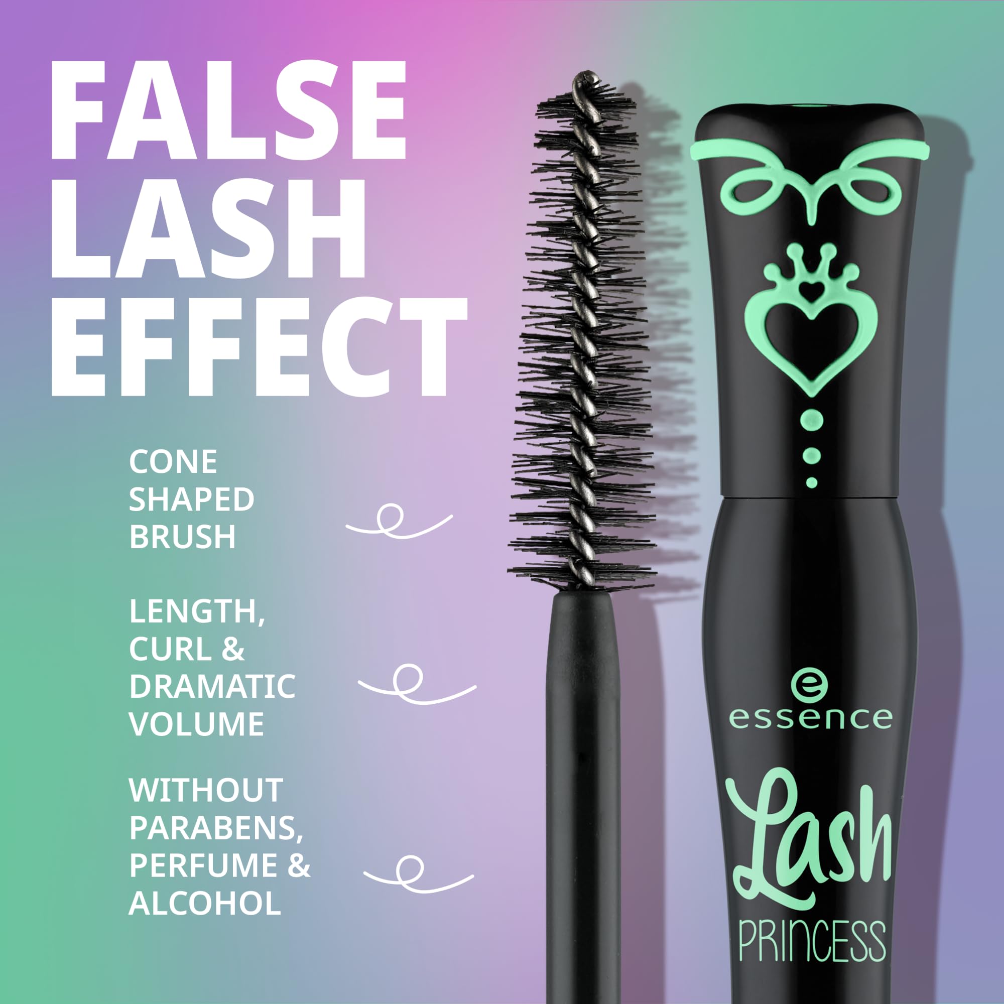 Essence Lash Princess Curl & Volume, riza y da volumen a las pestañas