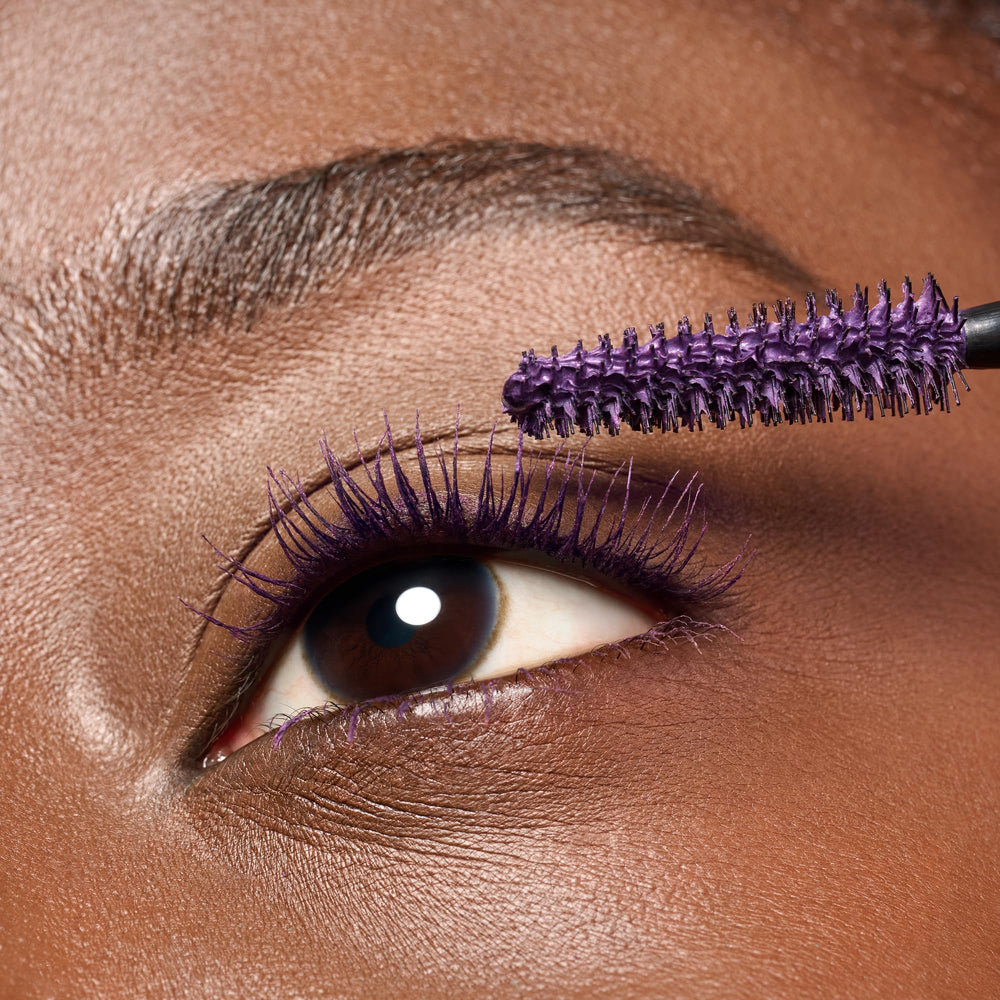 essence Lash Princess Purple packaging showcases vegan and cruelty-free claims.