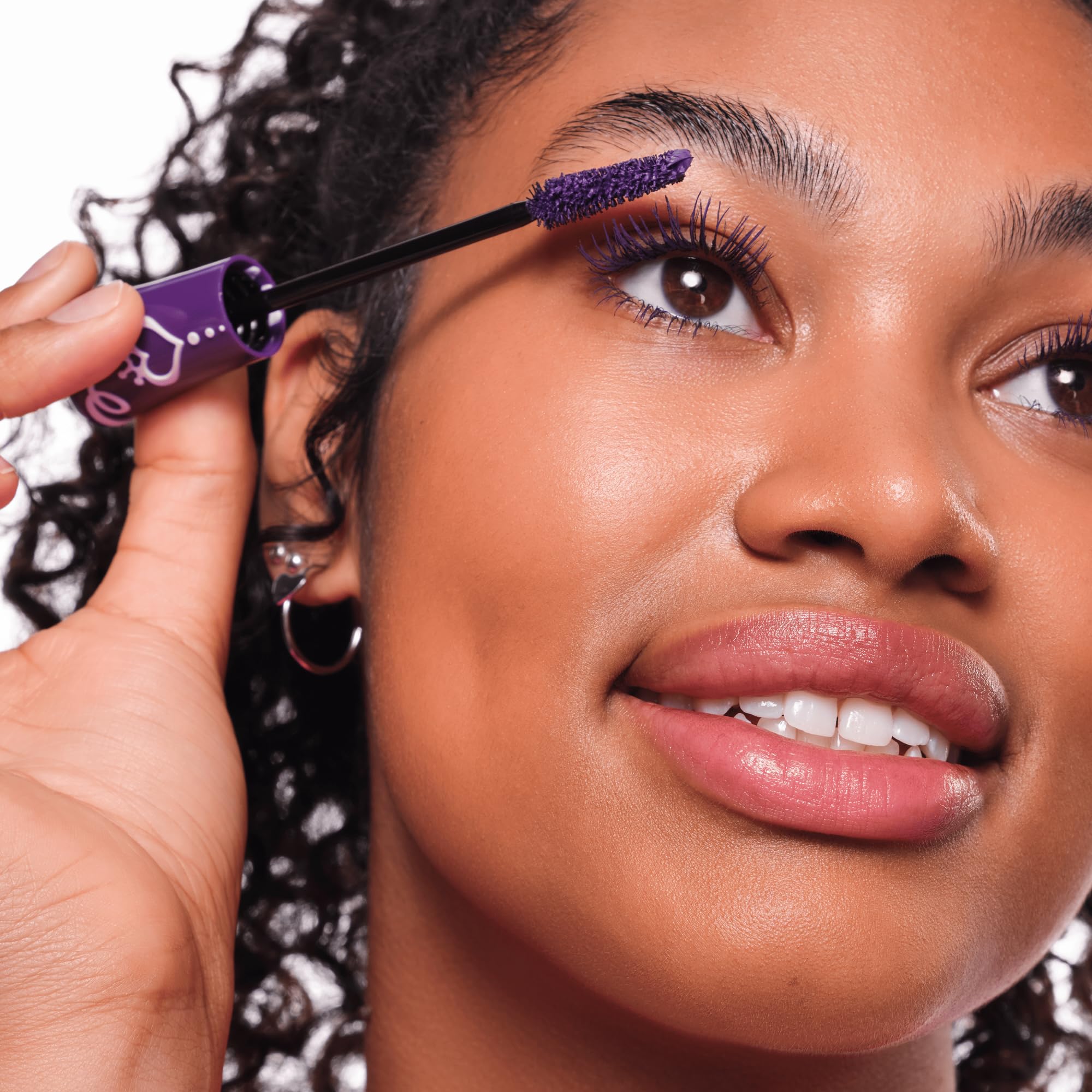 essence Lash Princess Purple swatches show color payoff.