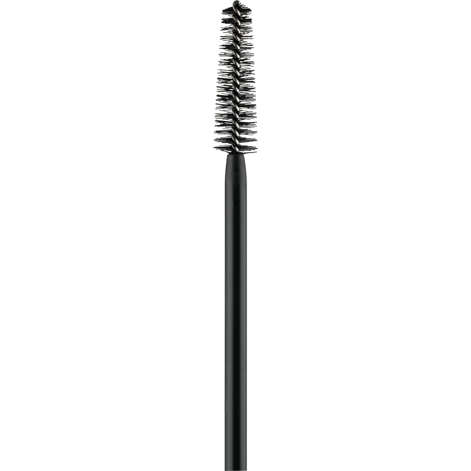 essence Lash Princess Purple wand in use lifts lashes.