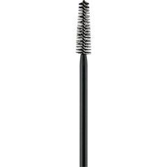 essence Lash Princess Purple wand in use lifts lashes.