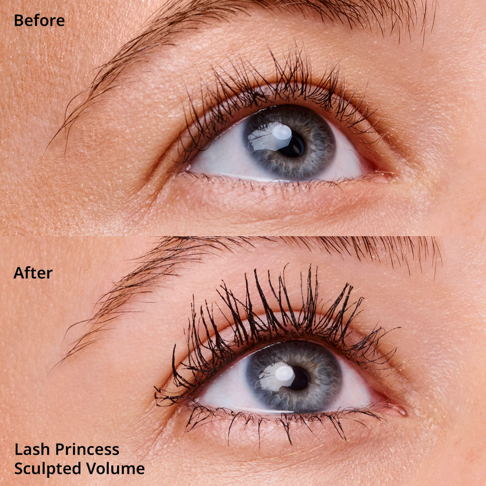 Paraben-free, fragrance-free formula from essence Lash Princess Sculpted Volume Mascara.