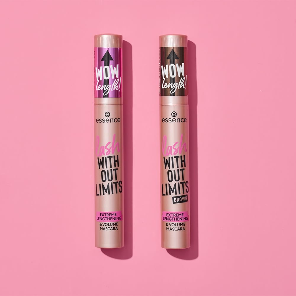 essence Lash Without Limits on lashes during daily wear with noticeable definition.