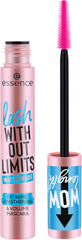 essence Lash Without Limits elastomer wand closeup showing precise lash coating