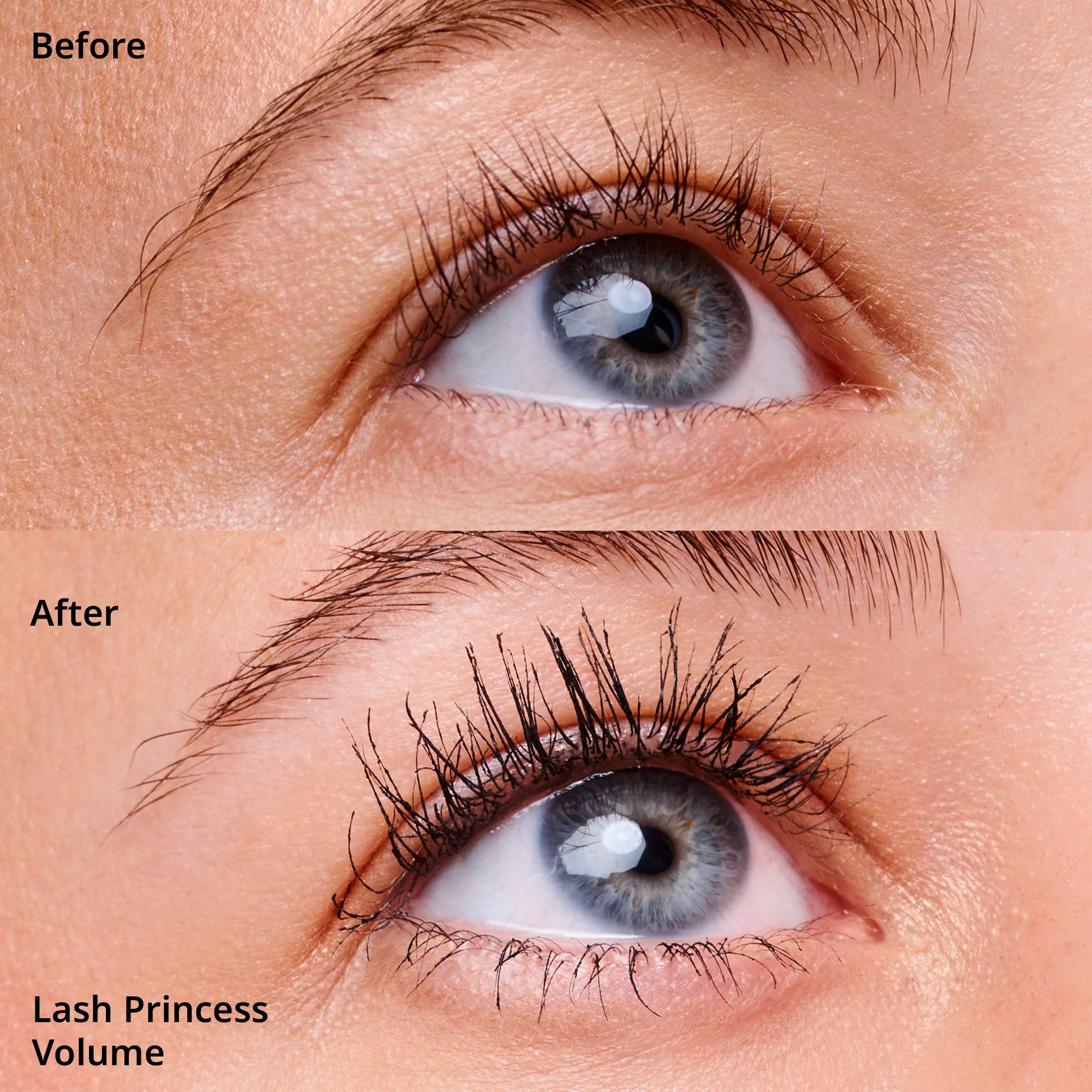 essence Máscara Princesa de Pestañas de Volumen – negro profundo que realza la mirada