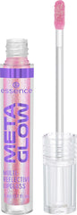 essence Meta Glow brillos iridiscentes rosa visión para un acabado deslumbrante