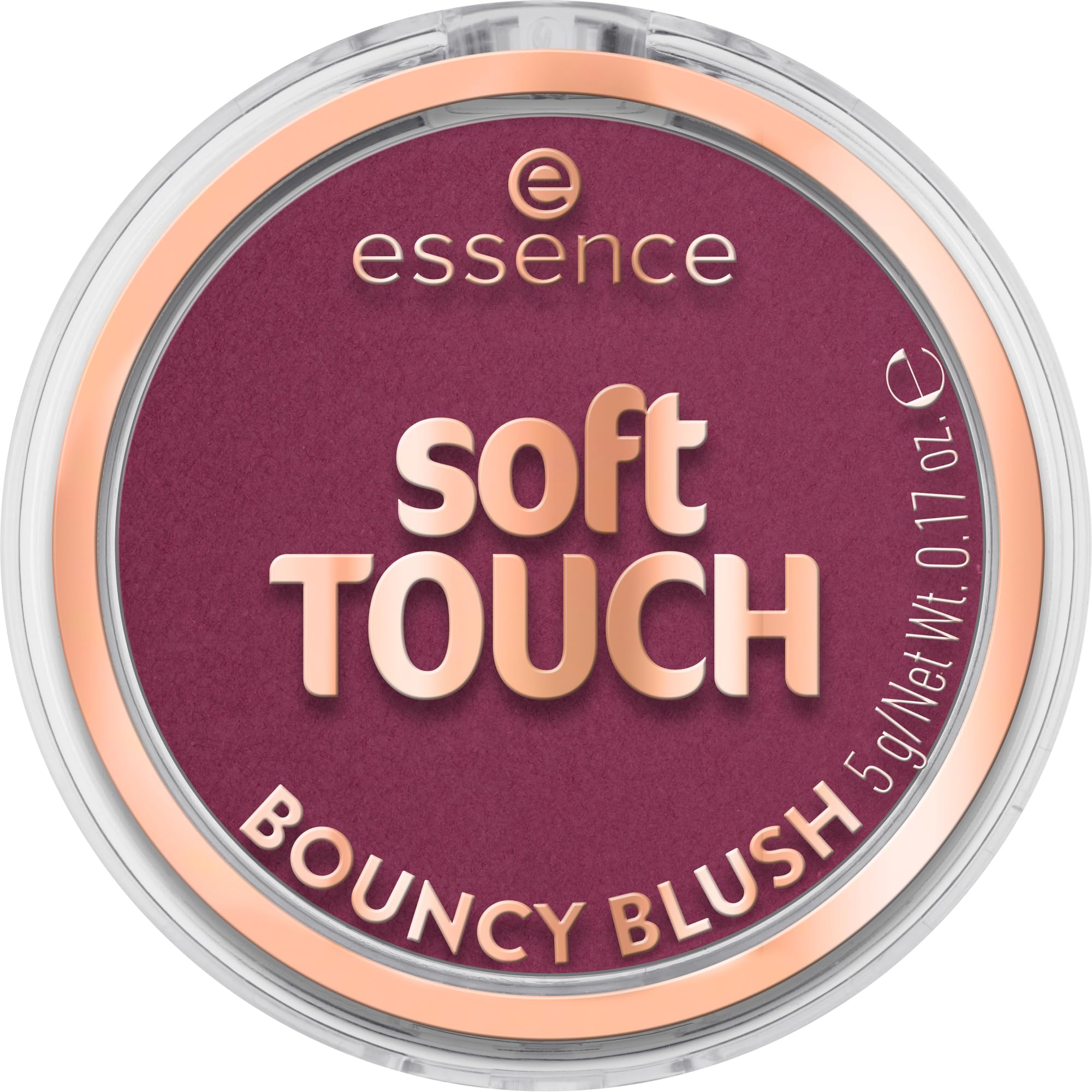 essence Soft Touch Bouncy Blush arm swatch for natural buildable color