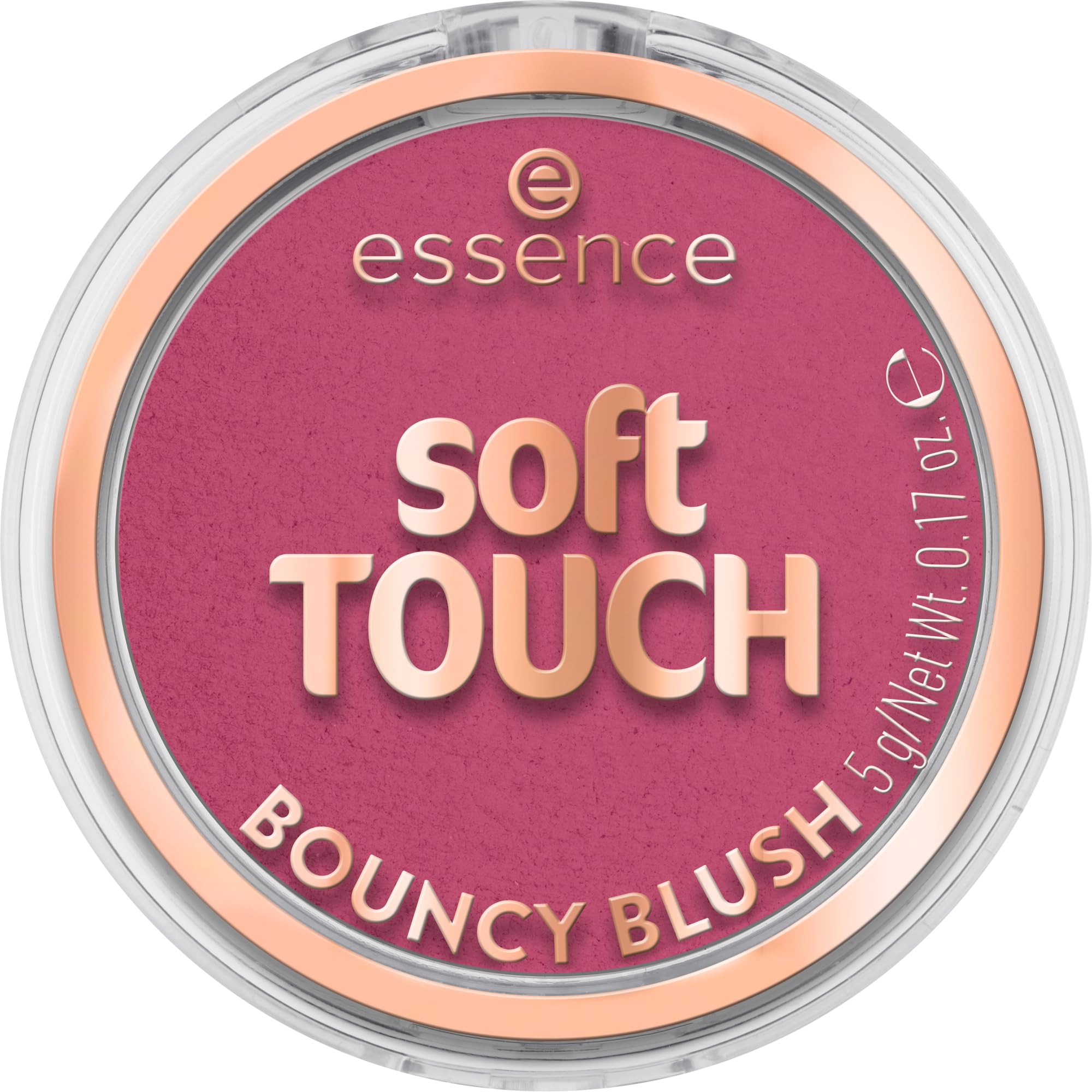 essence Soft Touch Bouncy Blush cream-to-powder finish blends seamlessly.