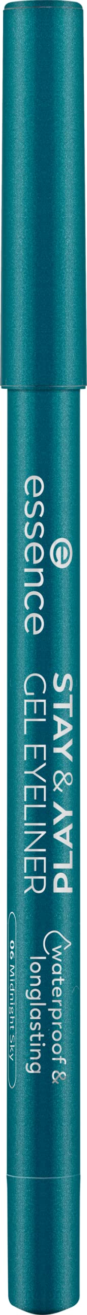 essence Stay & Play Gel Eyeliner Midnight Sky close-up creamy texture for smooth application
