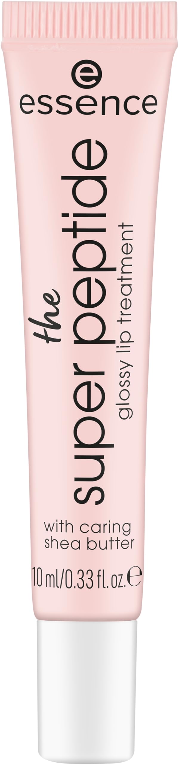 essence Super Peptide Glossy Lip Treatment tube application for precise on-the-go gloss