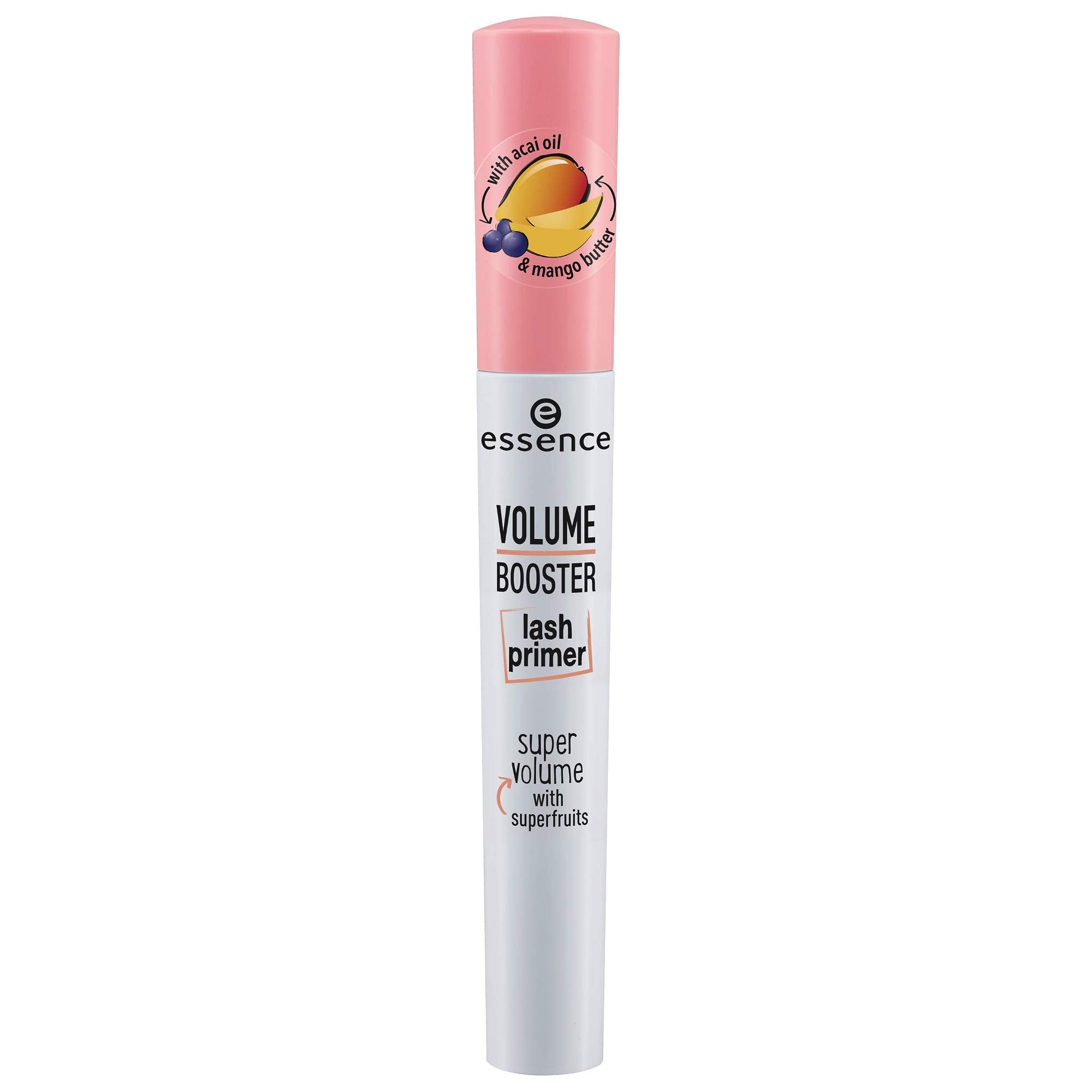 Essence Volume Booster Lash Primer white base preps lashes for mascara