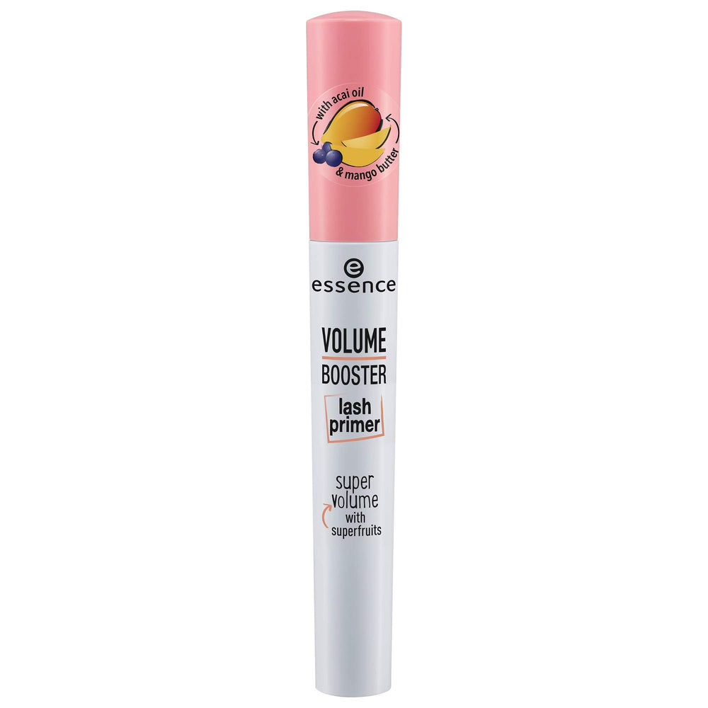 Essence Volume Booster Lash Primer white base preps lashes for mascara