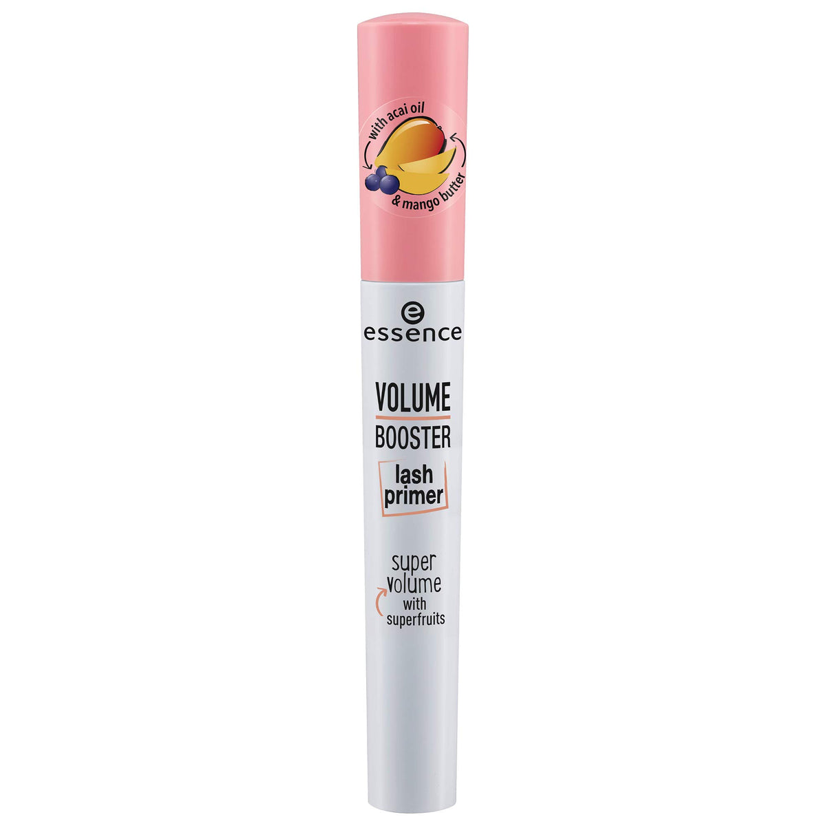 Essence Volume Booster Lash Primer white base preps lashes for mascara