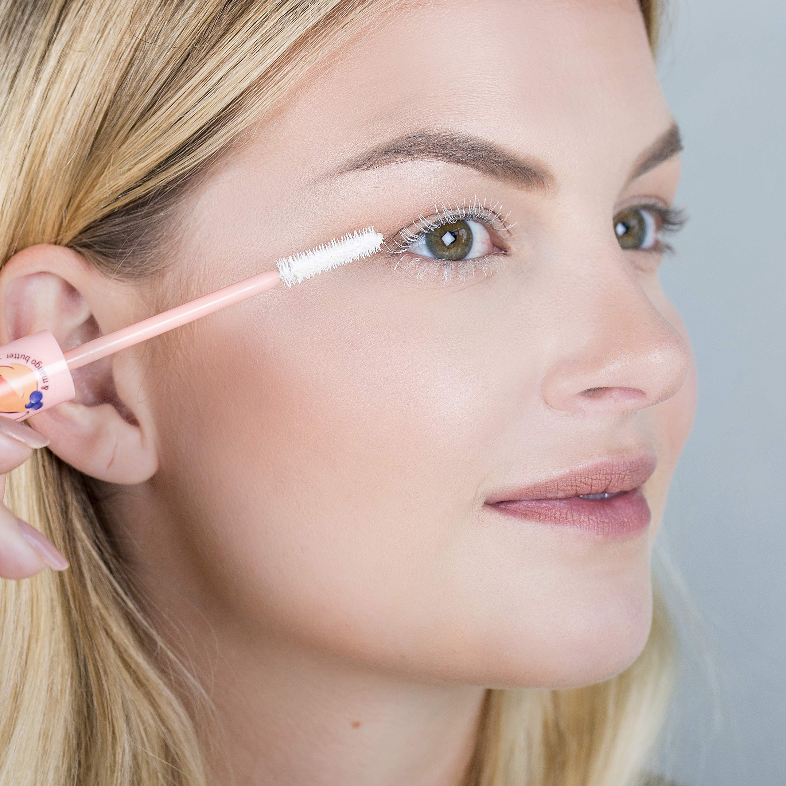 Essence white tube packaging highlighting Italian-made vegan cruelty-free label