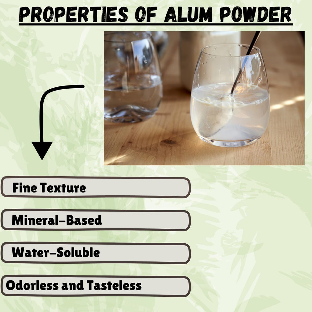 Essencea Alumbre en polvo 5 lb, purificación de agua para aclarar líquidos en casa.