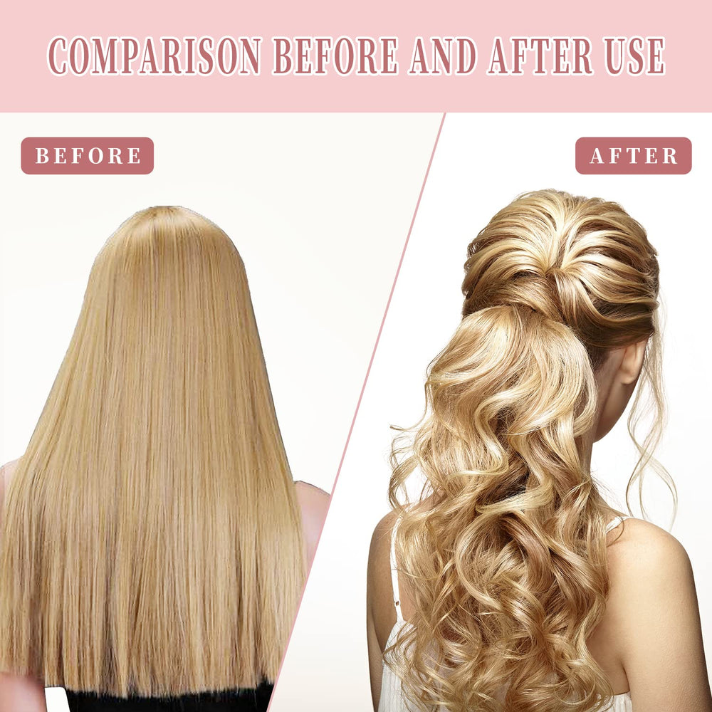 Essenergi curlers work with extensions and wigs for seamless results.