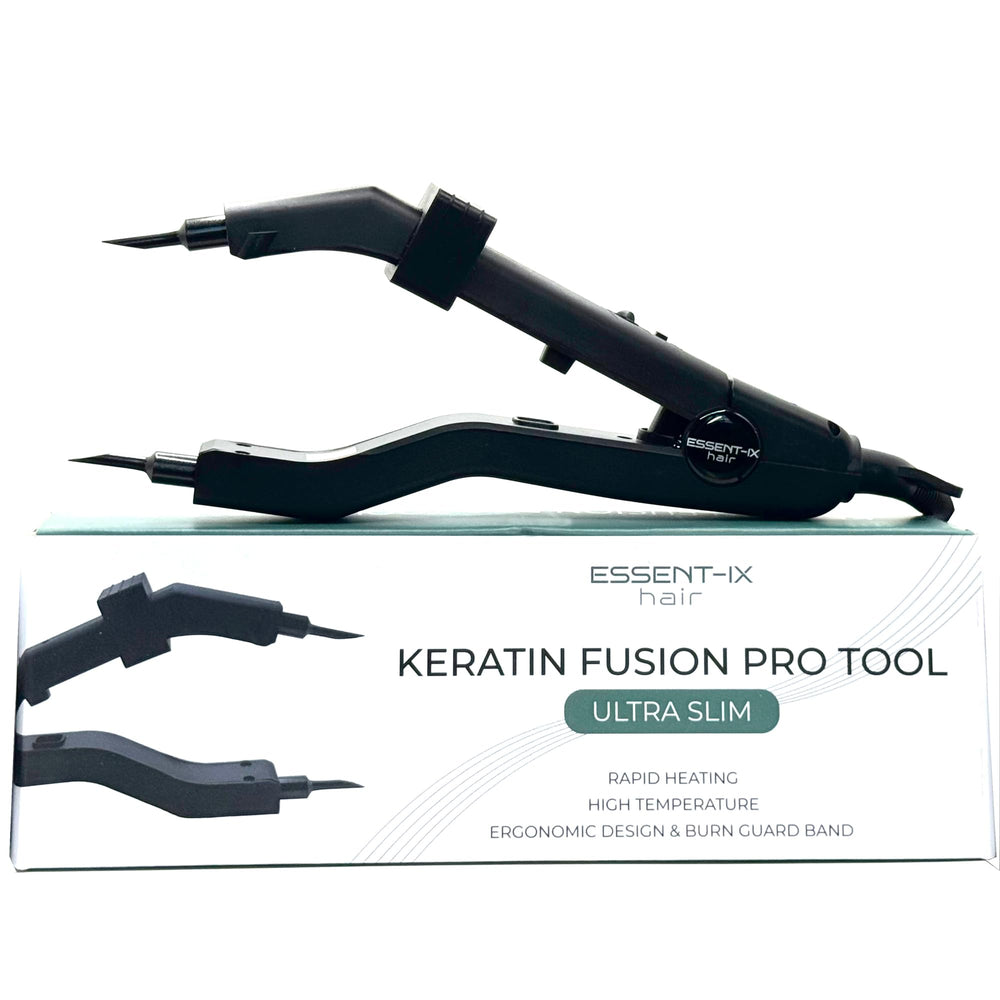 ESSENT-IX Keratin Fusion Tool front view for salon-grade precision at home use.