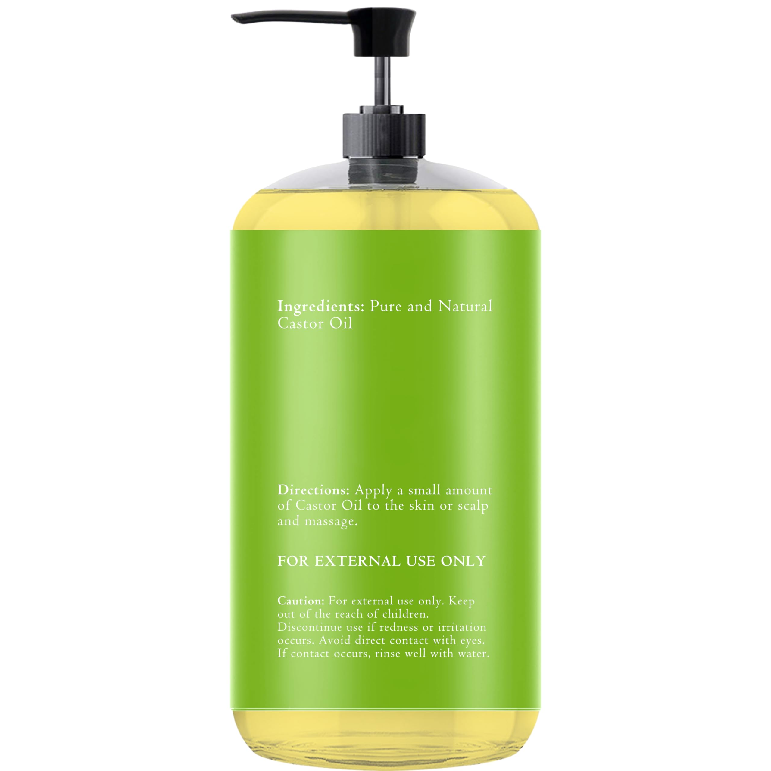 Mano con Aceite de Ricino Essentially KateS: masaje corporal con fórmula natural.