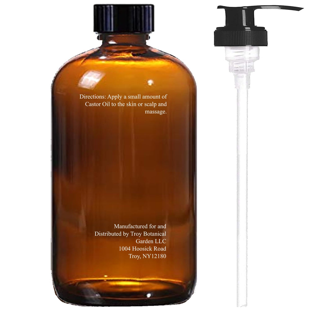 Essentially KateS aceite de ricino en frasco ámbar para proteger la calidad