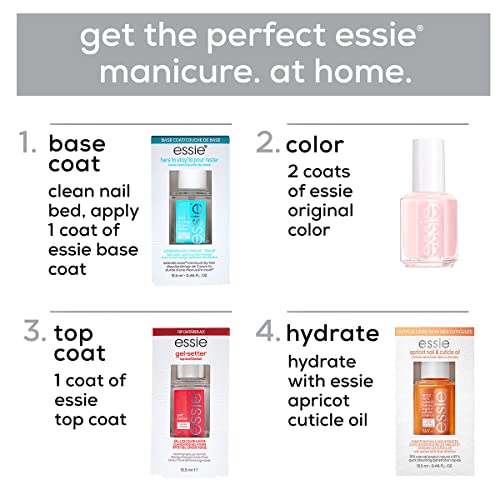 Acabado gloss brillante de essie para uñas radiantes