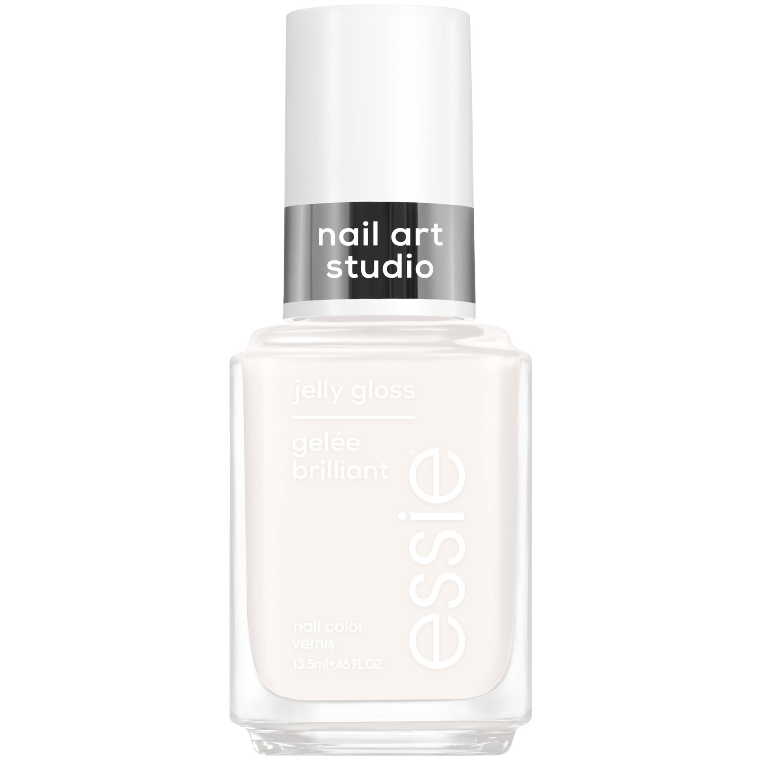 essie Arctic Jelly: aplicación suave con brocha rápida para un acabado translúcido.