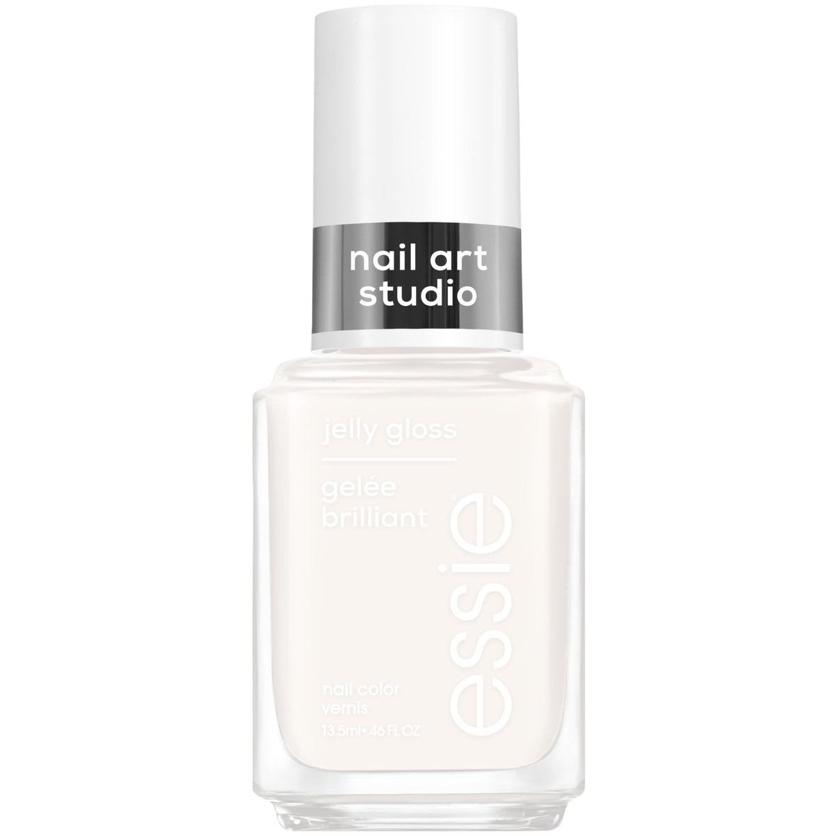 essie Arctic Jelly: aplicación suave con brocha rápida para un acabado translúcido.