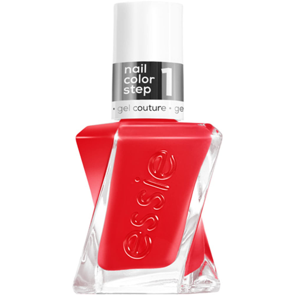 essie Gel Couture: el bote rojo vibrante ofrece un acabado de gel duradero.