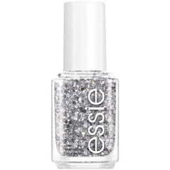 Esmalte essie Conjunto-en-Piedras con brillo plateado en botella