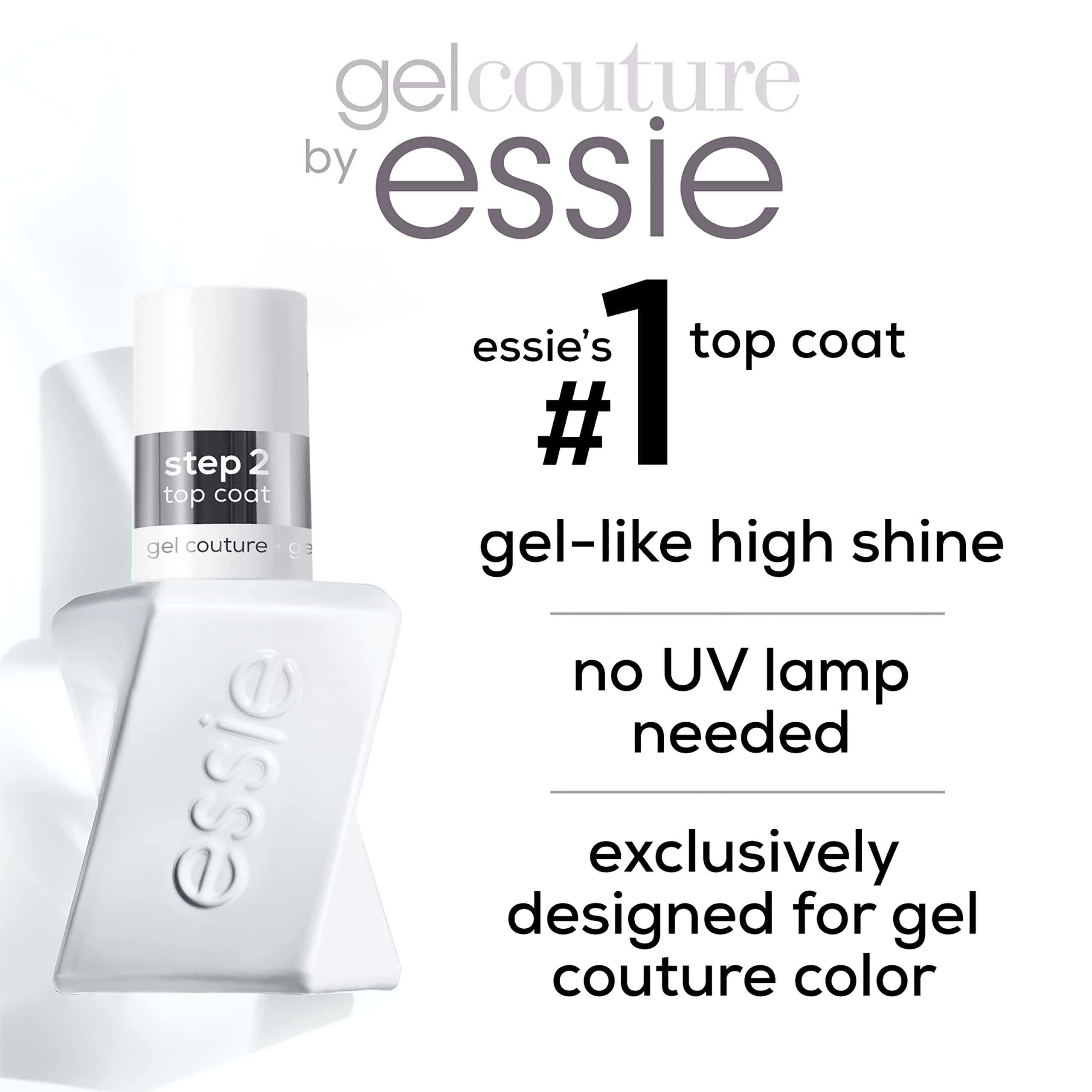 essie gel couture: cepillo para aplicación precisa