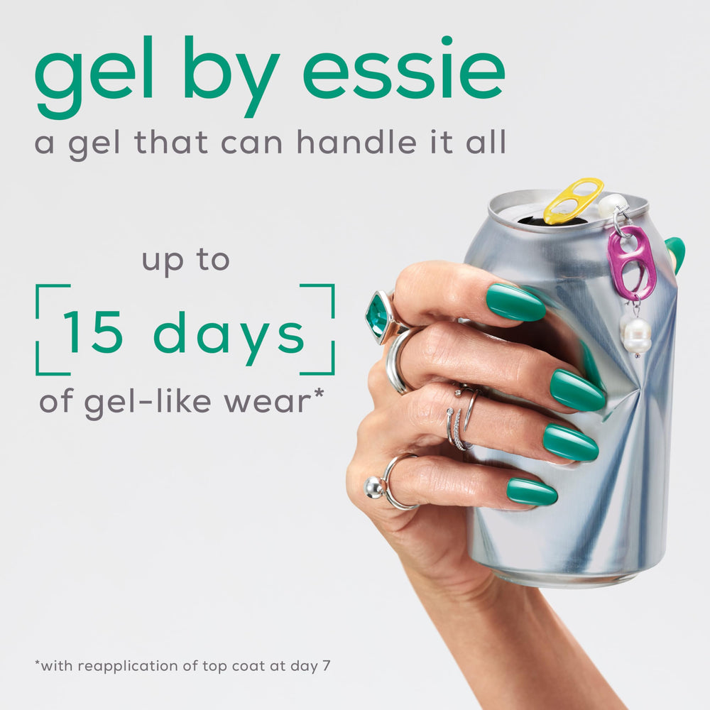 essie Gel Couture easy removal with acetone or non-acetone remover.