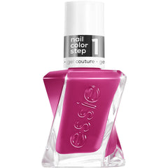essie gel couture esmalte rosado con brillo tipo gel y duradero sin lámpara ultravioleta