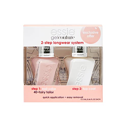 Essie Gel Couture Kit capa superior brillo duradero para acabado gel.