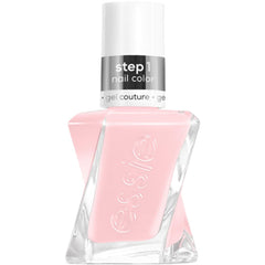 essie Gel Couture sheer pink bottle with gel-like, long-lasting shine