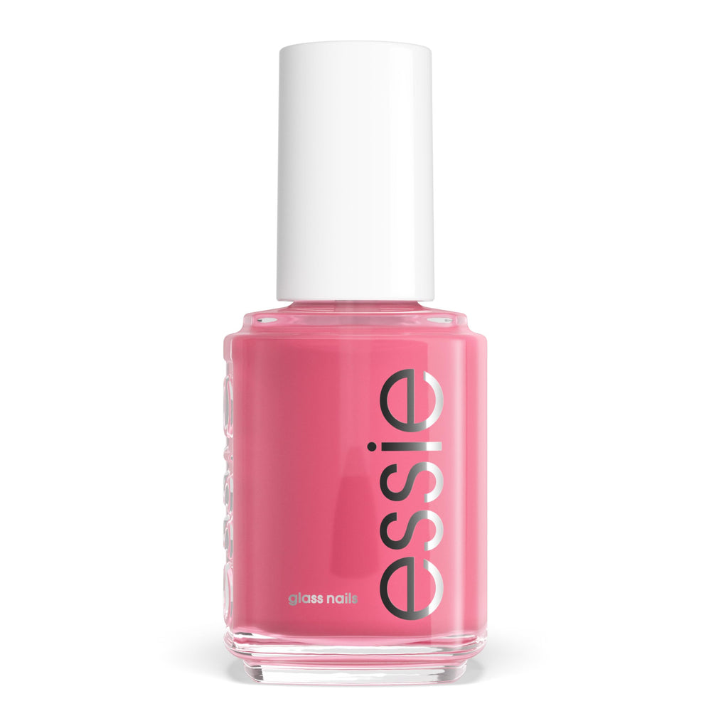 essie Glass Nails Cin Cin rosa translúcido para un acabado suave y brillante.