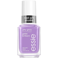essie Jelly Gloss Orchid Jelly, aplicación suave para color translúcido y uniforme.