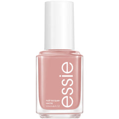 Essie Ladylike bottle shows soft mauve pink with a glossy finish.