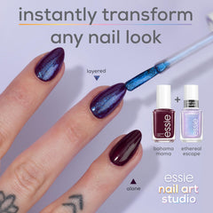 Esmalte essie Ethereal Escape con perlas brillantes para brillo refinado