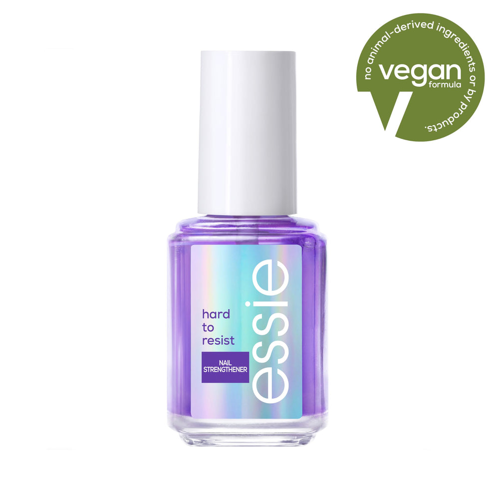 essie fortalecedor; aplicación en doble capa para mayor resistencia