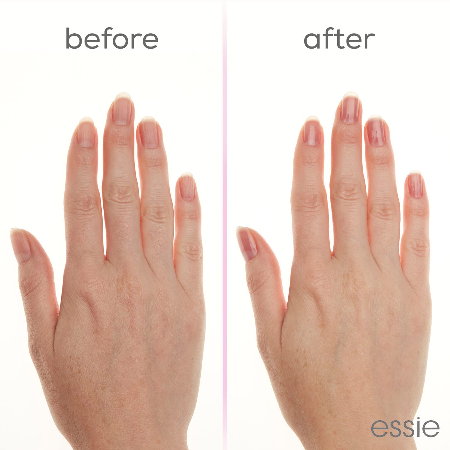 uñas con brillo natural gracias a essie
