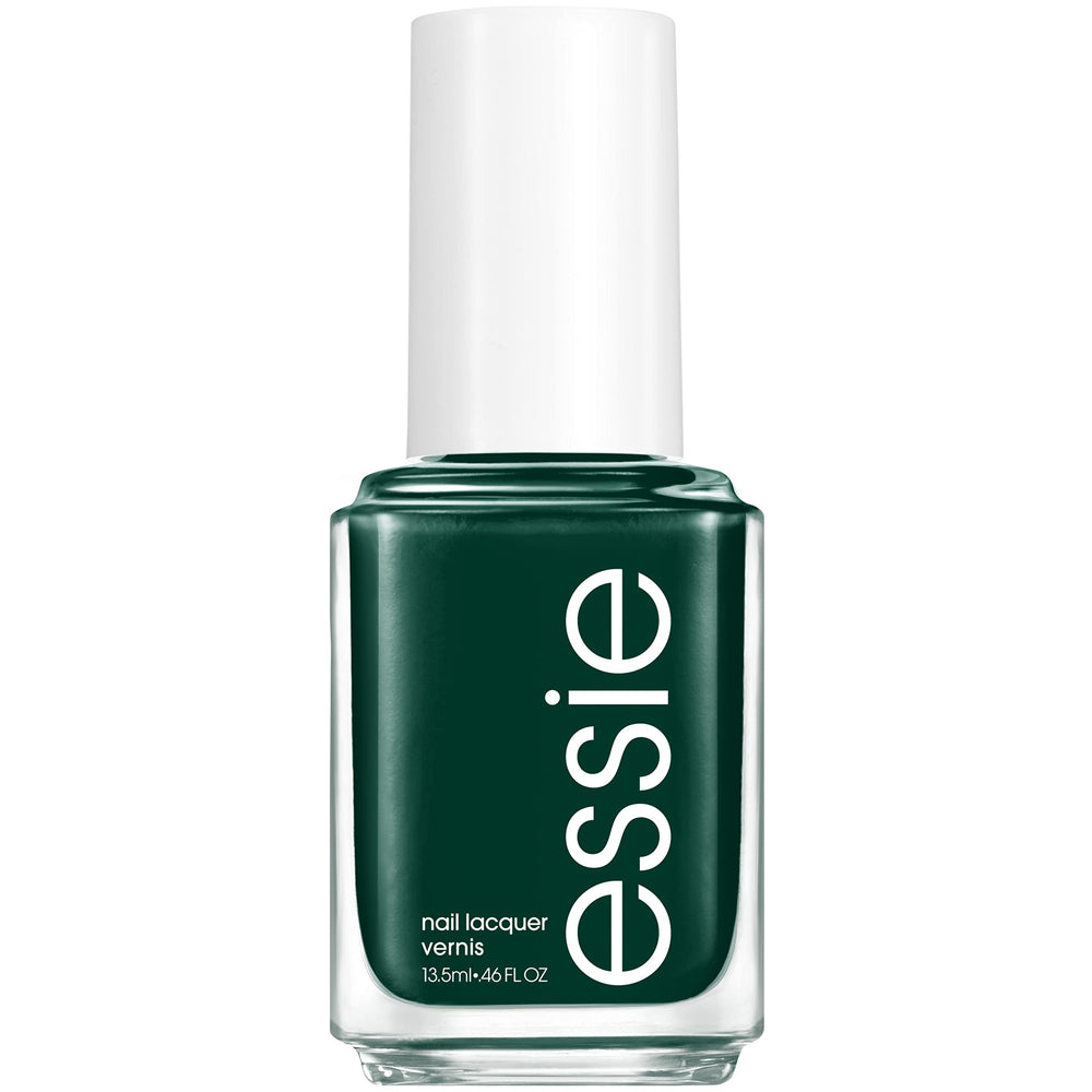 Esmalte Essie Off Tropic en botella para color verde intenso y elegante.