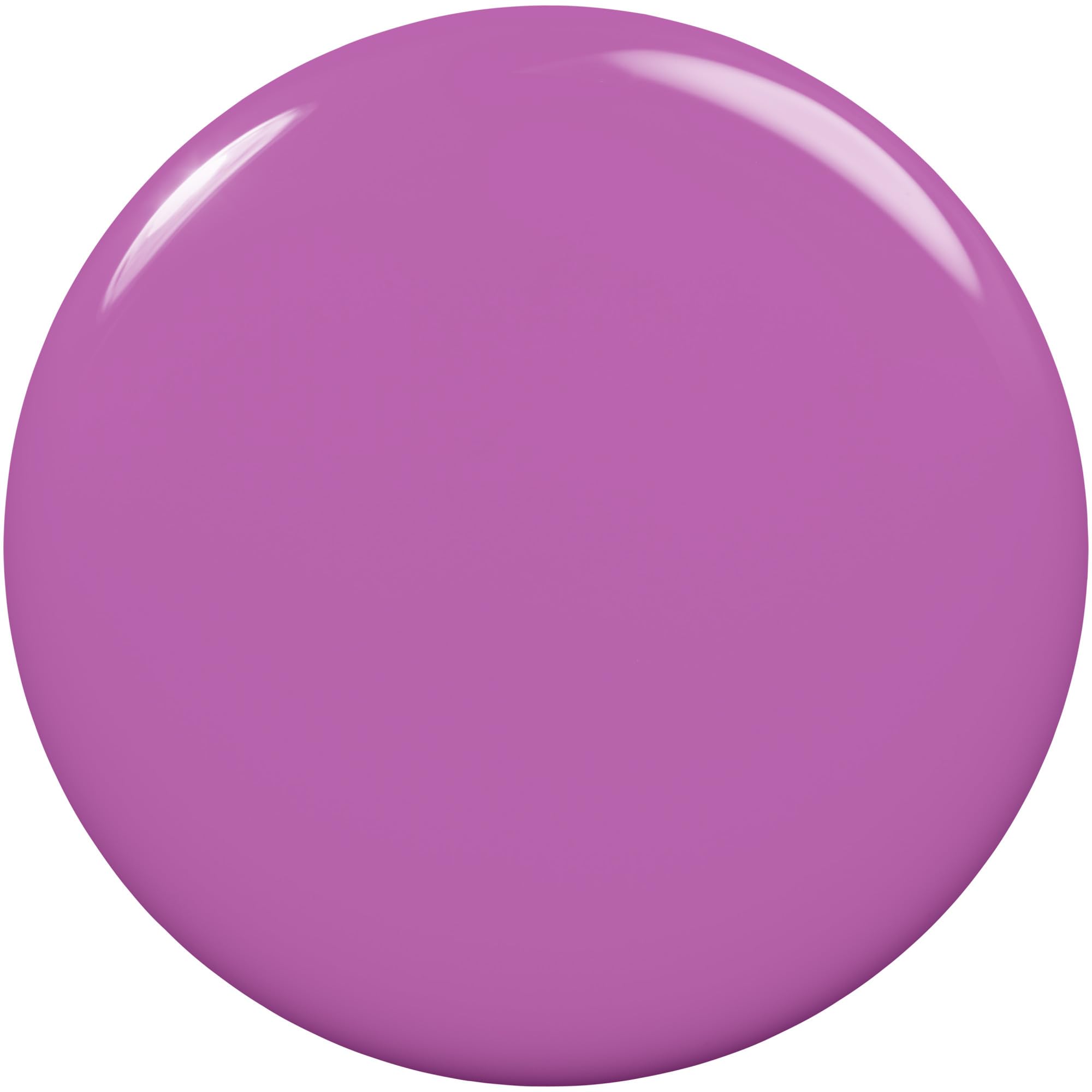 essie Play Date on nails with bright purple finish for a bold, salon-worthy look.