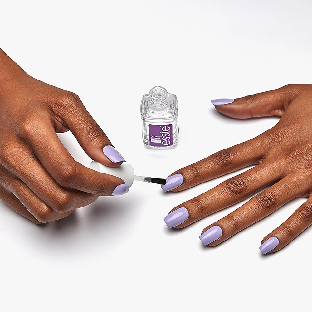 essie protective formula with acrylic resin guards against peeling