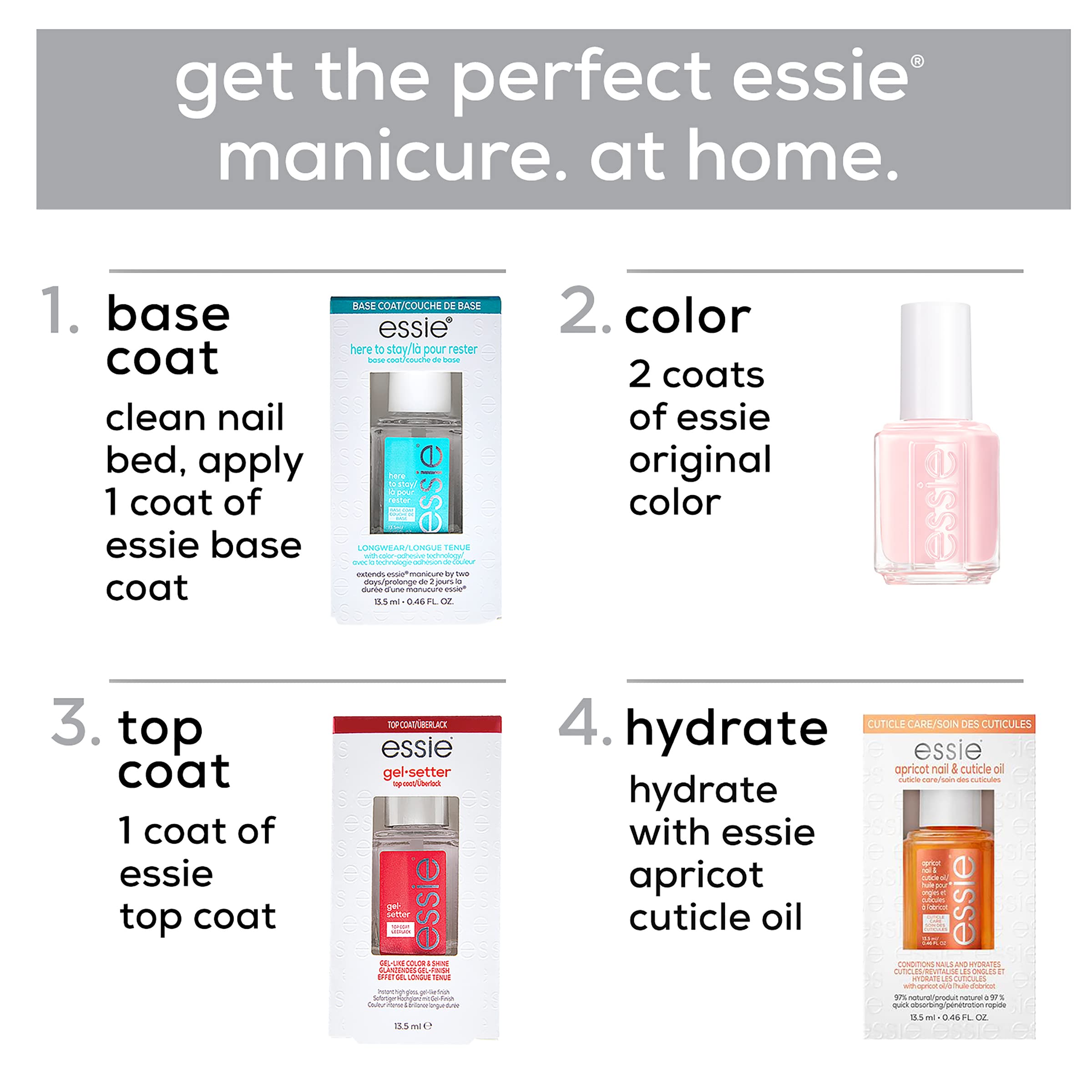 essie gelsetter uso diario vida activa mantiene uñas pulidas todo el día