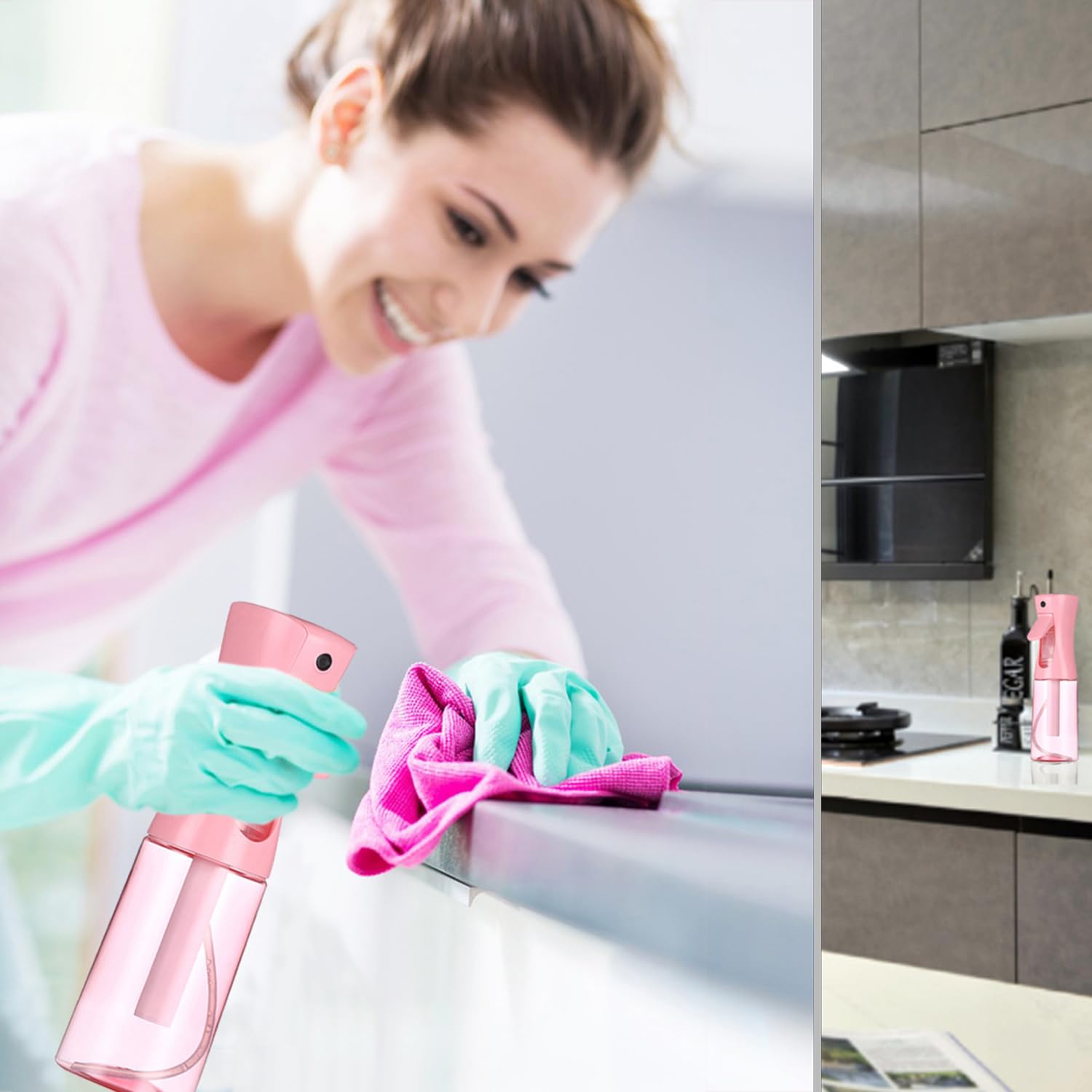 ESSKAM BPA-free PET material highlights durability and easy refills.