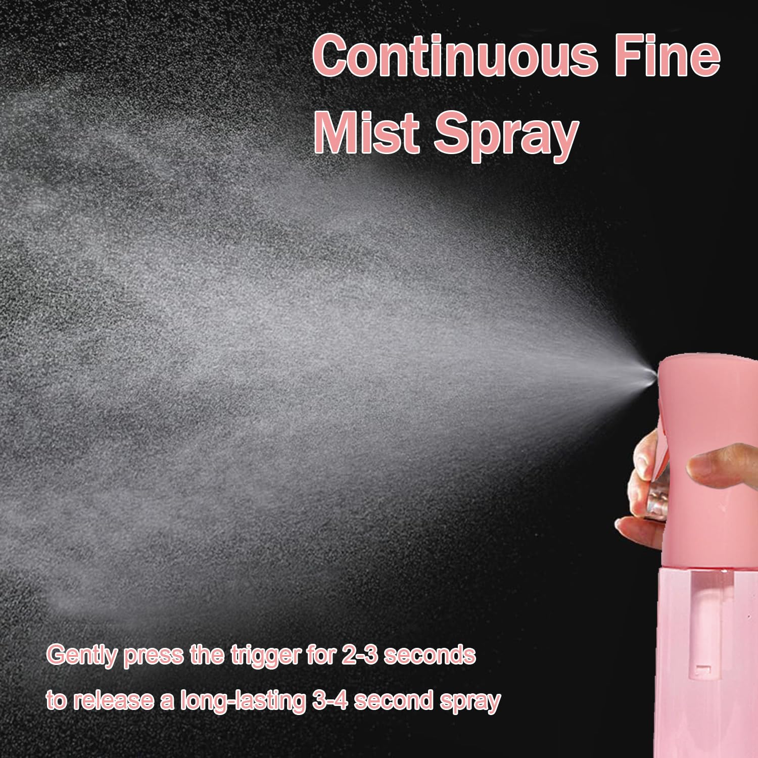 ESSKAM ergonomic trigger bottle offers comfortable, low-effort spraying.