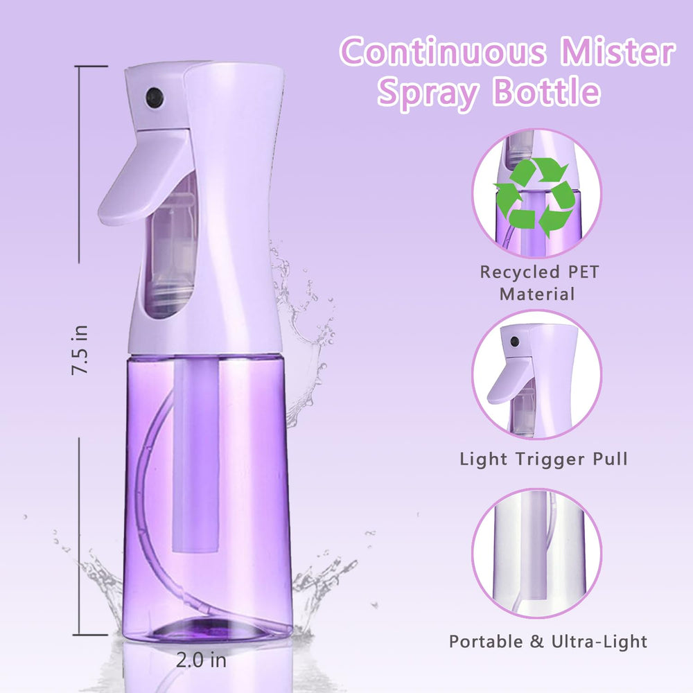 Esskam two-pack continuous spray bottles with fine mist for effortless application.