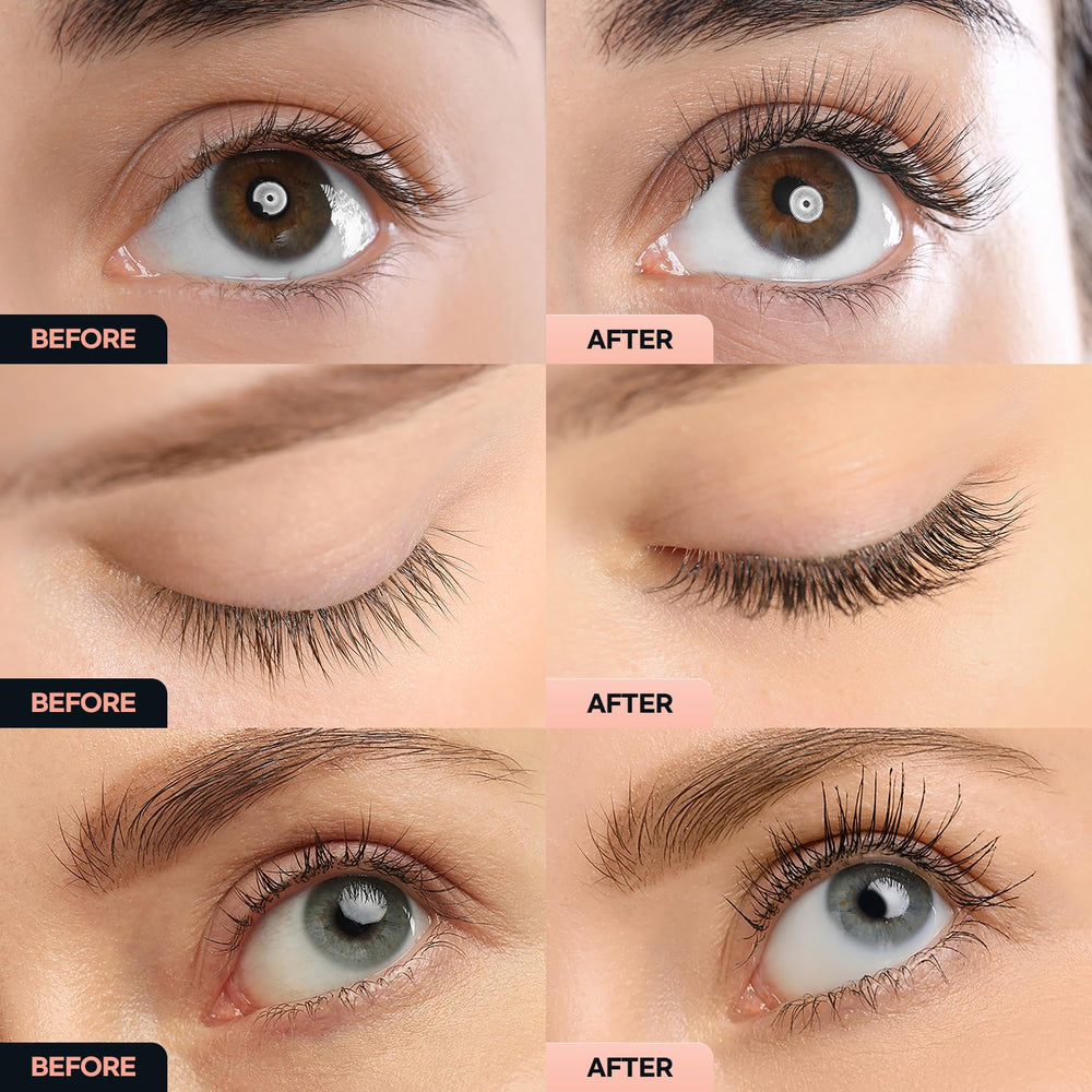 Pestañas brillantes y naturales tras semanas de uso constante.